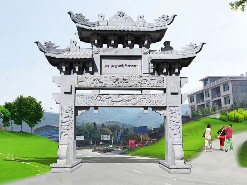 花岗岩牌坊 花岗岩牌坊